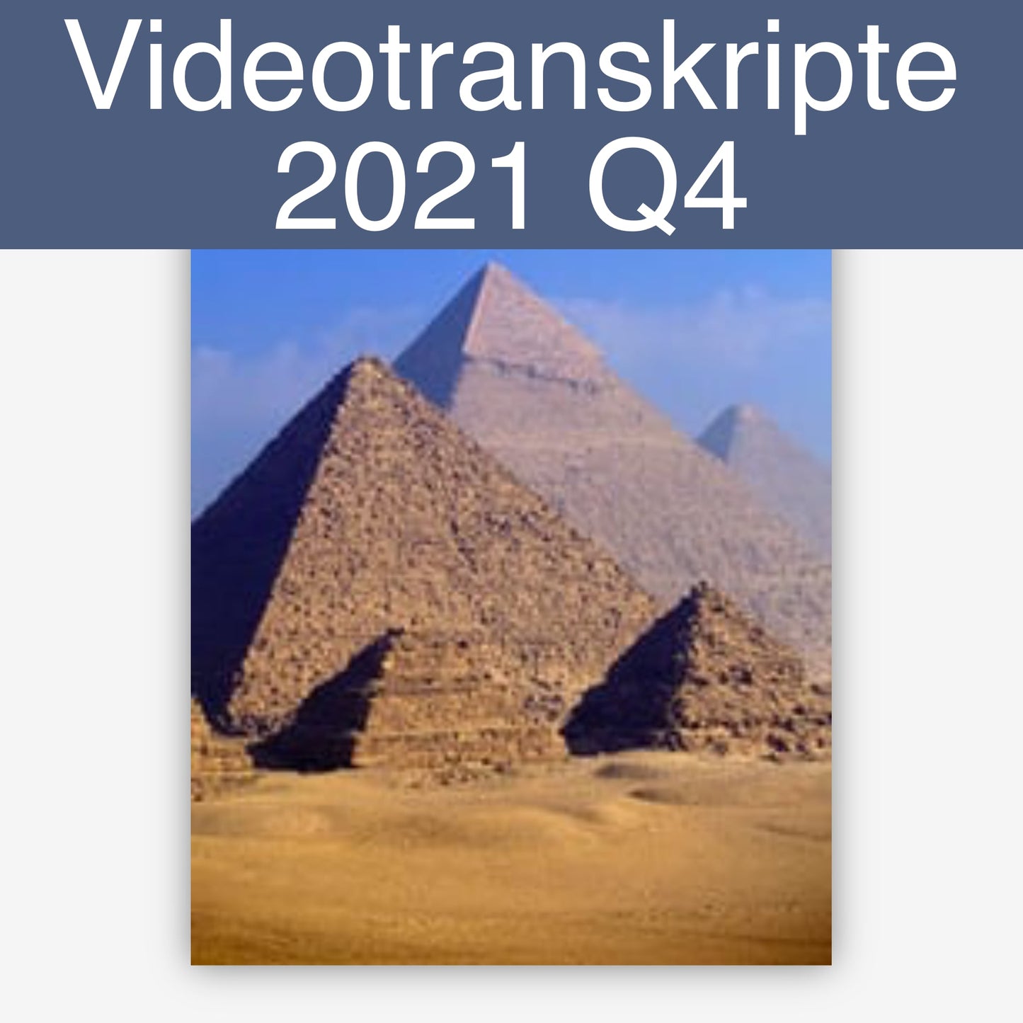 Videotranskripte 2021 Q4